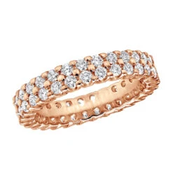 18K White Gold Diamond Eternity Band 1.74ct -Luxurman 18k gold diamond eternity band 174ct p 30484 ro