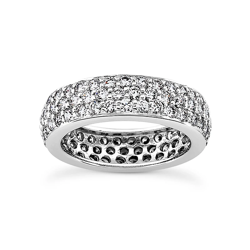 18K White Gold Diamond Eternity Band 1.75ct 1 18K White Gold Diamond Eternity Band 1.75ct