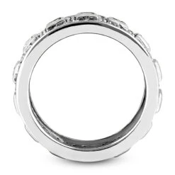 18K White Gold Diamond Eternity Band 1.82ct -Luxurman 18k gold diamond eternity band 182ct p 30398 additional white