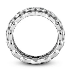 18K White Gold Diamond Eternity Band 2.25ct 9mm -Luxurman 18k gold diamond eternity band 225ct p 30577 additional white