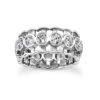18K White Gold Diamond Eternity Band 2.25ct 9mm