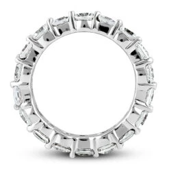 Thin 18K White Gold Diamond Eternity Band 3.15ct -Luxurman 18k gold diamond eternity band 315ct p 30382 additional white
