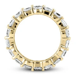 Thin 18K White Gold Diamond Eternity Band 3.15ct -Luxurman 18k gold diamond eternity band 315ct p 30382 additional yellow