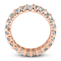 18K White Gold Diamond Eternity Band 4.83ct -Luxurman 18k gold diamond eternity band 483ct p 30468 additional rose