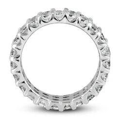 18K White Gold Diamond Eternity Band 4.83ct -Luxurman 18k gold diamond eternity band 483ct p 30468 additional white