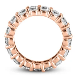 18K White Gold Diamond Eternity Band 5.85ct -Luxurman 18k gold diamond eternity band 585ct p 30320 additional rose