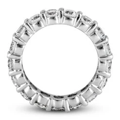 18K White Gold Diamond Eternity Band 5.85ct -Luxurman 18k gold diamond eternity band 585ct p 30320 additional white