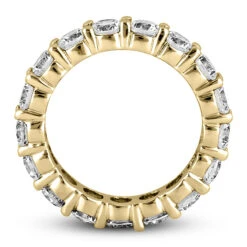18K White Gold Diamond Eternity Band 5.85ct -Luxurman 18k gold diamond eternity band 585ct p 30320 additional yellow