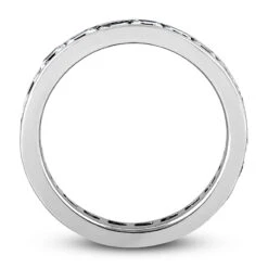 Thin 18K White Gold Diamond Eternity Ring 3.57ct 17 Thin 18K White Gold Diamond Eternity Ring 3.57ct -Luxurman 18k gold diamond eternity ring 357ct p 30416 additional white