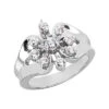18K White Gold Diamond Right Hand Ring 0.67ct