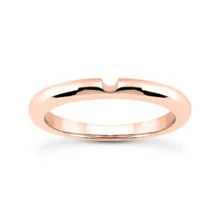 Thin 18K White Gold Engagement Band 2.3mm 8 Thin 18K White Gold Engagement Band 2.3mm -Luxurman 18k gold engagement band p 33632 rose 20220420 20220426