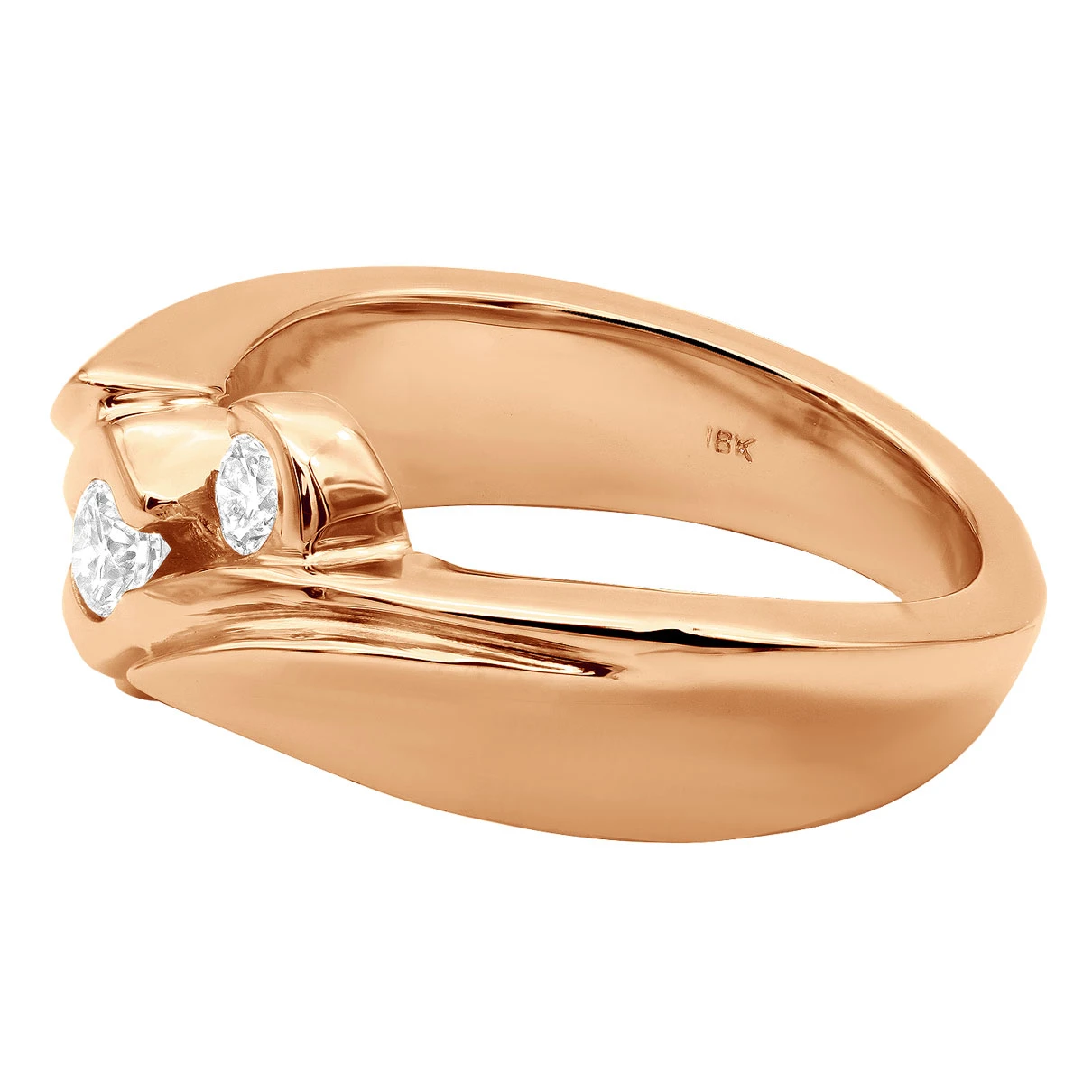 18K Yellow Gold Ladies Diamond Ring 0.31ct 6 18K Yellow Gold Ladies Diamond Ring 0.31ct - Image 6