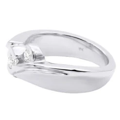 18K Yellow Gold Ladies Diamond Ring 0.31ct 11 18K Yellow Gold Ladies Diamond Ring 0.31ct -Luxurman 18k gold ladies diamond ring 031ct p 31960 back white