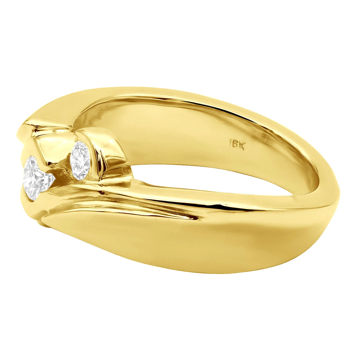18K Yellow Gold Ladies Diamond Ring 0.31ct 5 18K Yellow Gold Ladies Diamond Ring 0.31ct - Image 5