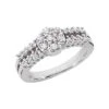 18K White Gold Ladies Diamond Ring 0.45ct