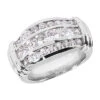 18K White Gold Ladies Diamond Ring 2.09ct