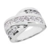 18K White Gold Ladies Diamond Ring 2.16ct
