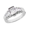 18K White Gold Ladies Diamond Ring 2.22ct