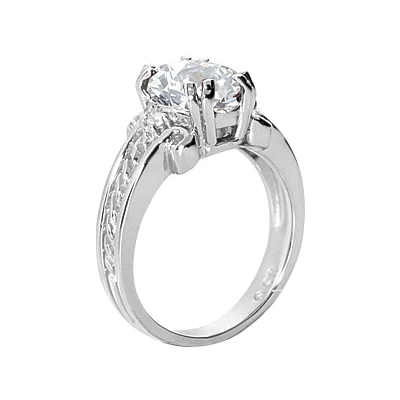 18K White Gold Ladies Diamond Ring 3.05ct 3 18K White Gold Ladies Diamond Ring 3.05ct - Image 3