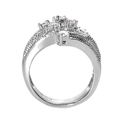 18K White Gold Right Hand Ladies Diamond Ring 0.94ct 3 18K White Gold Right Hand Ladies Diamond Ring 0.94ct - Image 3