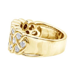 18K Yellow Gold Round Diamond Ladies Ring 2.02ct 9 18K Yellow Gold Round Diamond Ladies Ring 2.02ct -Luxurman 18k gold round diamond ladies ring 202ct p 32548 backye