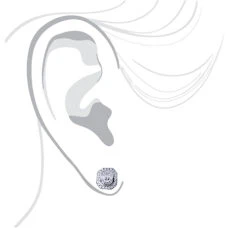 18K White Gold Unique Designer Diamond Earrings Studs 2.04ct By Luccello -Luxurman 18k gold unique designer diamond earrings studs 204ct by luccello 3