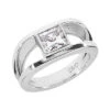 18K White Gold Women's Diamond Ring 0.63ct