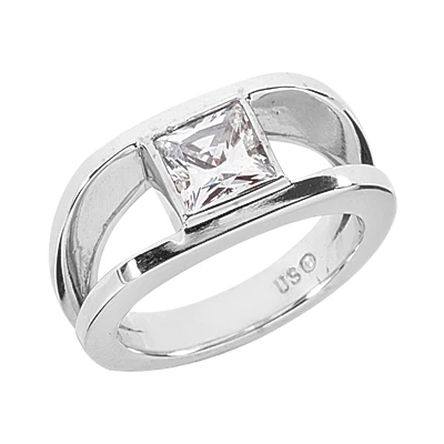 18K White Gold Women's Diamond Ring 0.63ct 1 18K White Gold Women's Diamond Ring 0.63ct