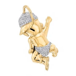 10K Yellow Gold Diamond Bad Boy Pendant 1.3ct By Luxurman 9 10K Yellow Gold Diamond Bad Boy Pendant 1.3ct By Luxurman -Luxurman 3d custom jewelry designs10k gold diamond bad boy pendant 13ct by luxurman backye