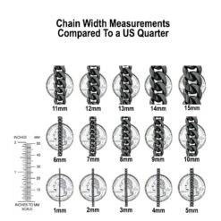 14K Yellow Gold Gucci Link Diamond Bracelet For Ladies 5 Carat By LUXURMAN -Luxurman Chains Sizing Comparison Coin 209