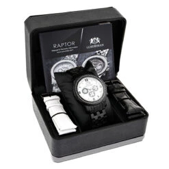 Black Diamond Watch By Luxurman Men's Watches 2.25ct -Luxurman black diamond watch by luxurman mens watches 225ct 4