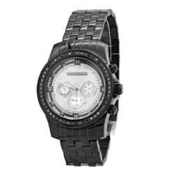 Black Diamond Watch For Men By LUXURMAN 2.25ct