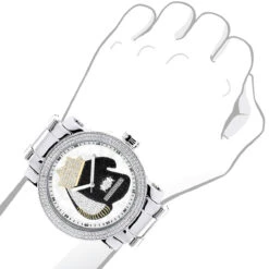 Boxing Gloves Diamond Watch For Men By Luxurman Southpaw Limited Edition -Luxurman boxing gloves diamond watch for men by luxurman southpaw limited edition bod