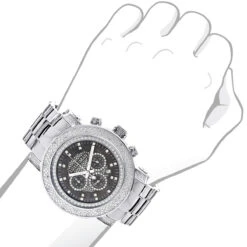 Chronograph Luxury Diamond Watch For Men 0.75ct Luxurman Black MOP Escalade 7 Chronograph Luxury Diamond Watch For Men 0.75ct Luxurman Black MOP Escalade -Luxurman chronograph luxury diamond watch for men 075ct luxurman black mop escalade bod