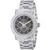 Chronograph Luxury Diamond Watch For Men 0.75ct Luxurman Black MOP Escalade