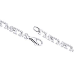 Custom Initials Bracelet For Men And Women 14K Yellow Gold -Luxurman custom initials bracelet for men and women solid 14k gold claspwh