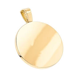 18K Yellow Gold Crown Diamond Pendant Rolex Style Medallion 6ct -Luxurman custom made solid 18k gold crown diamond pendant rolex style medallion 6ct backye