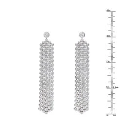 Designer 14K Yellow Gold Waterfall Diamond Drop Earrings For Women 6ct By Luxurman 9 Designer 14K Yellow Gold Waterfall Diamond Drop Earrings For Women 6ct By Luxurman -Luxurman designer 14k gold waterfall diamond drop earrings for women 5ct by luxurman rulerwh