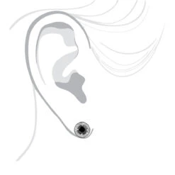 Designer 14K White Gold White Black Diamond Earrings 2.04ct 10 Designer 14K White Gold White Black Diamond Earrings 2.04ct -Luxurman designer 14k white black diamond earrings 204ct p 6721 bodwh