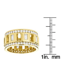 Unique Diamond Eternity Ring For Men & Women W Baguette & Round Diamonds 7 Unique Diamond Eternity Ring For Men & Women W Baguette & Round Diamonds -Luxurman designer diamond eternity ring 278ct custom made in new york p 49369 rulerye