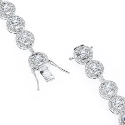 Designer 18K White Gold Diamond Bracelet For Women 6ct By Luxurman -Luxurman designer jewelry 18k gold diamond bracelet for women 6ct by luxurman backwh