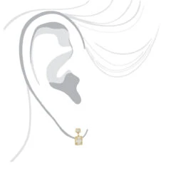 Designer Ladies Round & Baguette Diamond Drop Earrings 14K Yellow Gold 1.75ct 8 Designer Ladies Round & Baguette Diamond Drop Earrings 14K Yellow Gold 1.75ct -Luxurman designer ladies round baguette diamond drop earrings 14k gold 175ct 803210 bodye 20211213