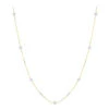 14K Yellow Gold Diamonds By The Yard Necklace 0.7ct 16-20 Inches