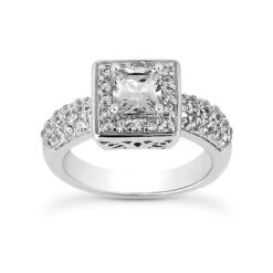 Diamond Platinum Engagement Ring 1.76ct