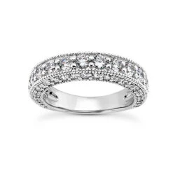 Thin Diamond Platinum Engagement Wedding Ring 1.88ct