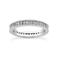 Diamond Platinum Eternity Band 0.84ct