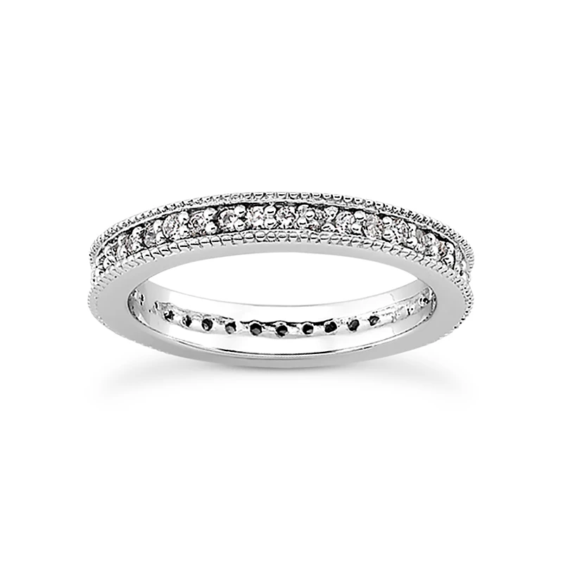 Diamond Platinum Eternity Band 0.84ct 1 Diamond Platinum Eternity Band 0.84ct