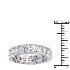 Diamond Platinum Eternity Band 2.40ct 12 Diamond Platinum Eternity Band 2.40ct -Luxurman diamond platinum eternity band 240ct p 30457 rulerwh