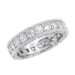 Diamond Platinum Eternity Band 2.40ct 10 Diamond Platinum Eternity Band 2.40ct -Luxurman diamond platinum eternity band 240ct p 30457 wh