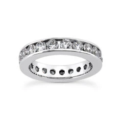 Diamond Platinum Eternity Band 2.85ct